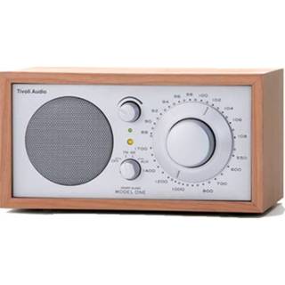 👉 Draagbare radio zilver active Tivoli Audio Model One Cherry / Silver