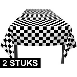 👉 Tafel kleed active 2x Race thema tafelkleden 130 x 180 cm