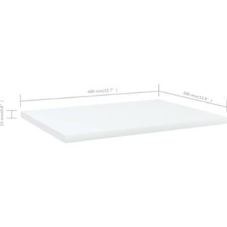 👉 Wandschap wit active Wandschappen 4 st 40x30x1,5 cm spaanplaat 8720286244074