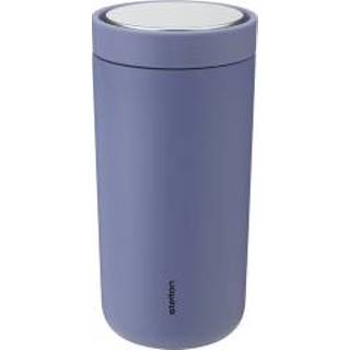 👉 Thermosbeker RVS paars Stelton To Go Click 0,4 l soft lupin 5709846028227