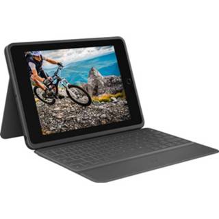 👉 Tablethoes Logitech Rugged Folio Keyboard case voor iPad (7e generatie) 5099206087590