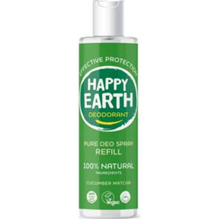 👉 Deodorant active 6x Happy Earth Pure Spray Navulling Cucumber Matcha 300 ml