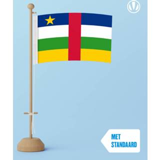 👉 Tafelvlag active Centraal Afrikaanse Republiek 10x15cm | met standaard 7424948869865