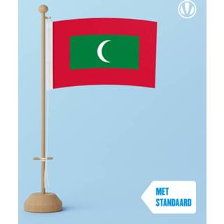 👉 Tafelvlag active Malediven 10x15cm | met standaard 7424953587587