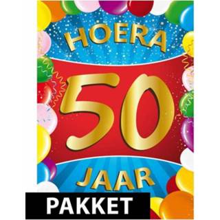 👉 Versiering pakket active Leeftijd versierings 50 jaar