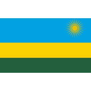 👉 Tafelvlag active Rwanda 10x15cm | met standaard 7424950348310