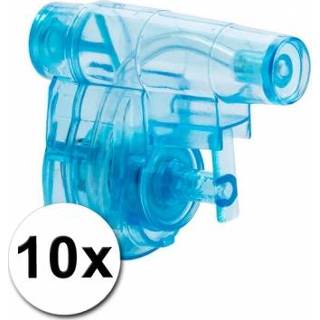 👉 Waterpistool blauw kunststof kinderen 10 goedkope kleine waterpistolen 5 cm