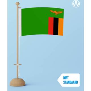 👉 Tafelvlag active Zambia 10x15cm | met standaard 7424957254270