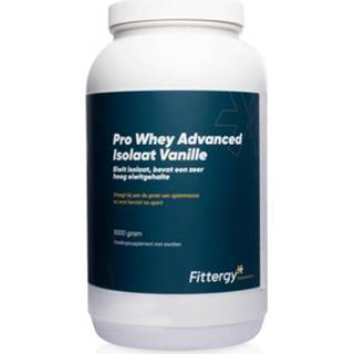 👉 Fittergy Pro whey advanced isolate vanille 1 kg 8718924291436