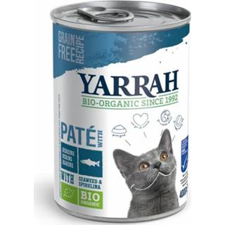 👉 Kattenvoer blik active Yarrah Bio Pate In Vis 400 gr 8714265270383