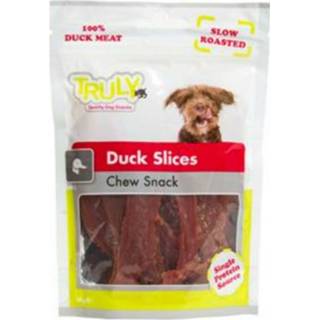 👉 Hondensnack active 15x Truly Dog Slices Duck 90 gr 8720256113409