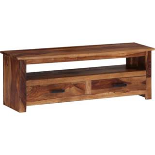 👉 Active TV-meubel 118x30x40 cm massief sheeshamhout 8719883551906