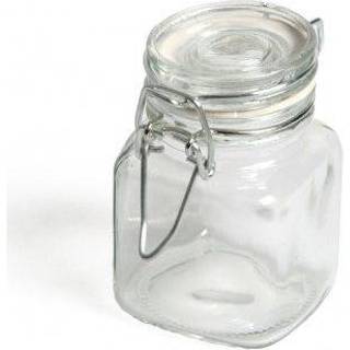 👉 Glas active Beugelpotje, glas, vierkant, 100 ml
