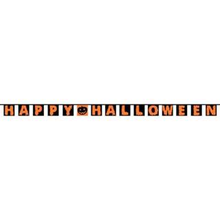 👉 Vlaggenlijn stof active Happy Halloween - 5,4 meter | 7424957534525