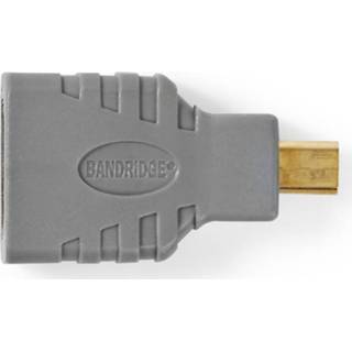 👉 HDMI adapter active grijs Bandridge BVP130 Hdmi-adapter Hdmi-micro-connector - Female 5412810306435