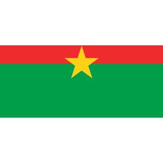 👉 Vlag active Burkina Faso 100x150cm - Glanspoly 7424954081084