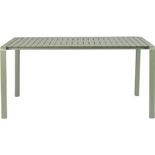 👉 Eettafel groen aluminium active Zuiver Vondel 168,5x87 cm 8718548055544