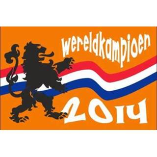 👉 Oranje XL active Kampioensvlag 2014 WK Kampioen 150x225cm 7424954794786