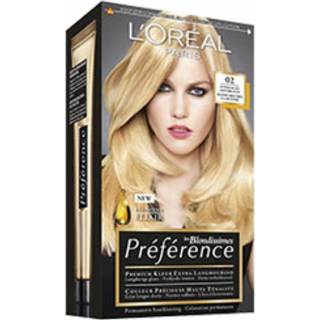 👉 3x L'Oréal Preference Haarkleuring 02 Valencia - Goudblond