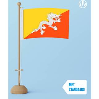 👉 Tafelvlag active Bhutan 10x15cm | met standaard 7424957131144