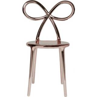 👉 Roze goud active Qeeboo Ribbon Chair Metallic Pink Gold 8052049051736