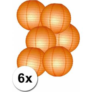 👉 Lampion active oranje bol lampionnen 25 cm 6 stuks