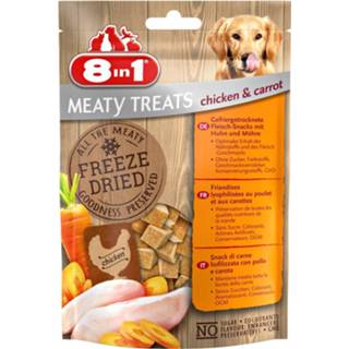 👉 Active 8in1 Meaty Treats Kip en Wortel 50 gr 4048422146124