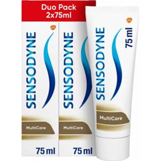 👉 Tand pasta active 6x Sensodyne Tandpasta MultiCare Duo 2 x 75 ml 8710464732592