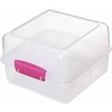👉 Lunchbox roze kunststof Sistema To Go Cube 9414202110190