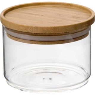 👉 Glas bamboe active Stapelpot, en bamboe, 370 ml