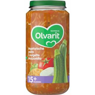 👉 6x Olvarit Maaltijd 15m Vegetarische pasta Courgette Mozzarella 250 gr