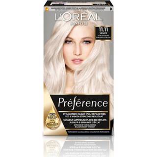👉 Haarkleuring active 3x L'Oréal Preference 11.11 Venice - Ultra Licht Asblond 3600523288045