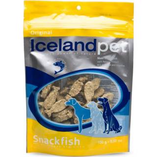 👉 Hondensnack active Icelandpet Snackfish Original Witvis 100 gr 5690875364618