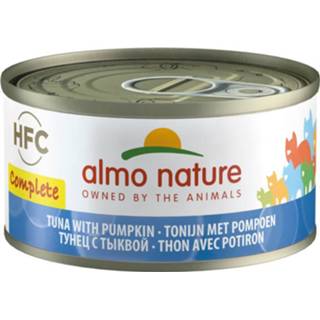 👉 Active 24x Almo Nature HFC Kat Graanvrij Tonijn&Pompoen 70 gr