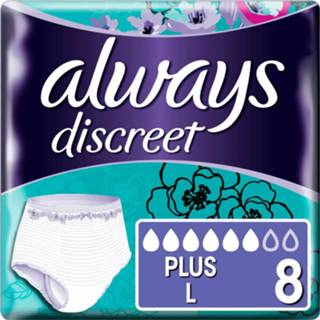 👉 Broek l active Always Discreet Plus Broekjes 8 stuks 4015400884064