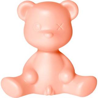 👉 Roze active jongens Qeeboo Teddy Boy lamp indoor plug - Bright Pink 8052049054423