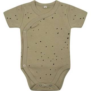 Rompertje groen zwart katoen Little Indians Romper Dots Junior Groen/zwart 8719274051213