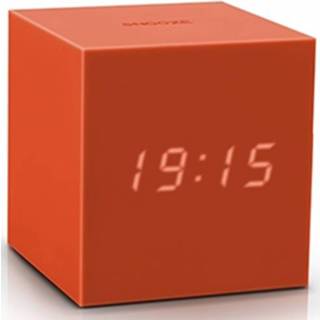 👉 Oranje active Gingko Gravity Cube Clock Orange