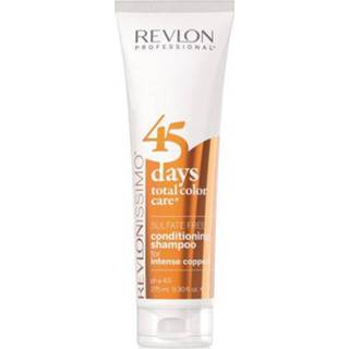 👉 Shampoo active Revlon 45 Days 2 IN 1 & Conditioner 275ml Intense Coppers 8432225056432
