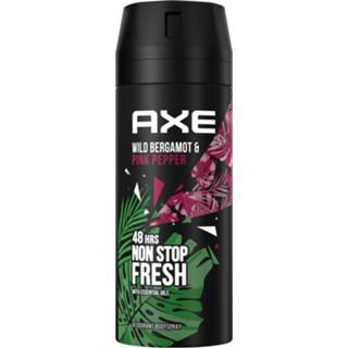 👉 Deodorant roze active Axe Wild en Bodyspray Fresh Bergamot + Pink Pepper 150 ml 8720181028809