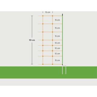 👉 Euro Netz Wolf JUMBO net met dubbele punt, 106 cm 50 m