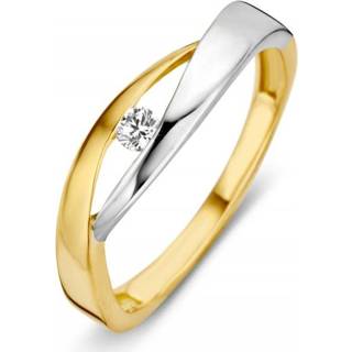 👉 Zirkonia bicolor active vrouwen Excellent Jewelry Ring voor Dames 8785259738592