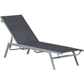 👉 Ligstoel metaal active Outsunny relax 5-staps met rugleuning 4250871282302