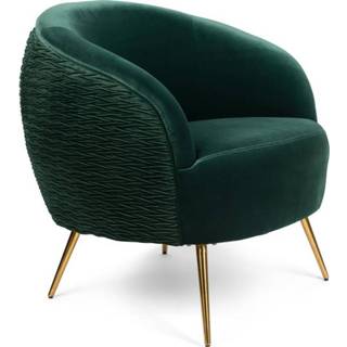 👉 Fauteuil donkergroen goud metaal active Bold Monkey So Curvy Dark Green 8718548045262