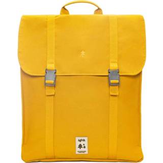 👉 Backpack mustard Gerecycled PET handy geel Lefrik Eco 15