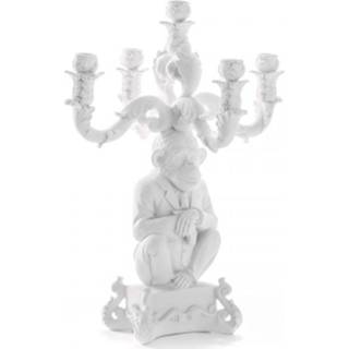 👉 Kandelaar wit polyresin active Seletti Burlesque Chimp White 8008215148700