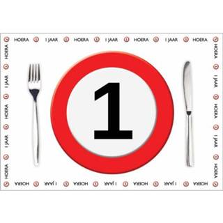 Tafel active placemats 1 jaar 10 stuks