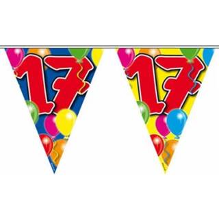 👉 Vlaggenlijn Verjaardag Leeftijd 17 jaar 10 meter