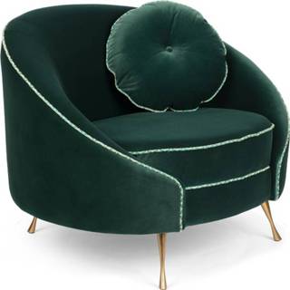 👉 Fauteuil donkergroen goud metaal active Bold Monkey Don't Love Me Dark Green 8718548045798