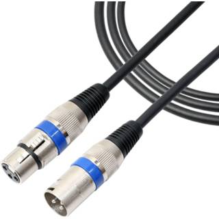 👉 1,8 m 3-pins XLR male naar XLR vrouwelijke MIC afgeschermde kabel Microfoon audiokabel